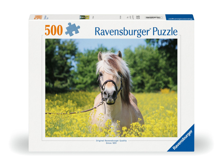 Hra/Hračka Ravensburger Puzzle 12000210 - Pferd im Rapsfeld - 500 Teile Puzzle für Erwachsene und Kinder ab 10 Jahren, Pferde-Puzzle 