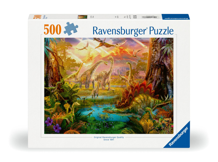 Gra/Zabawka Ravensburger Puzzle - 12000238 Im Dinoland - 500 Teile 