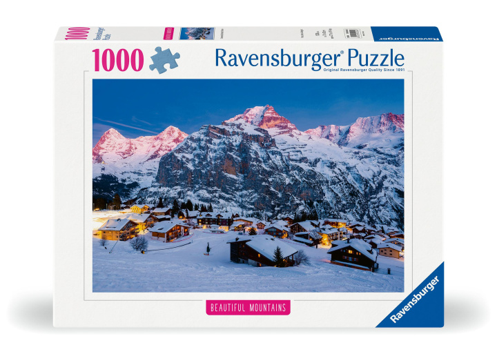 Könyv Ravensburger Puzzle 12000254 - Berner Oberland, Mürren - 1000 Teile Puzzle, Beautiful Mountains Kollektion, für Erwachsene und Kinder ab 14 Jahren 