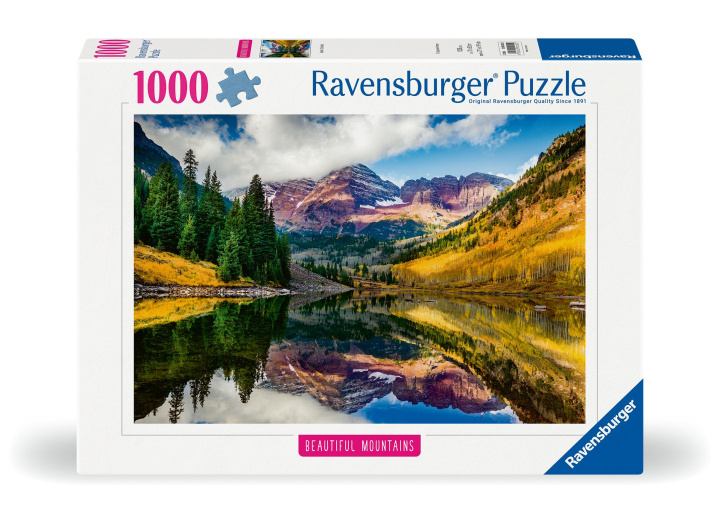 Gra/Zabawka Ravensburger Puzzle 12000255 - Aspen, Colorado - 1000 Teile Puzzle, Beautiful Mountains Kollektion, für Erwachsene und Kinder ab 14 Jahren 