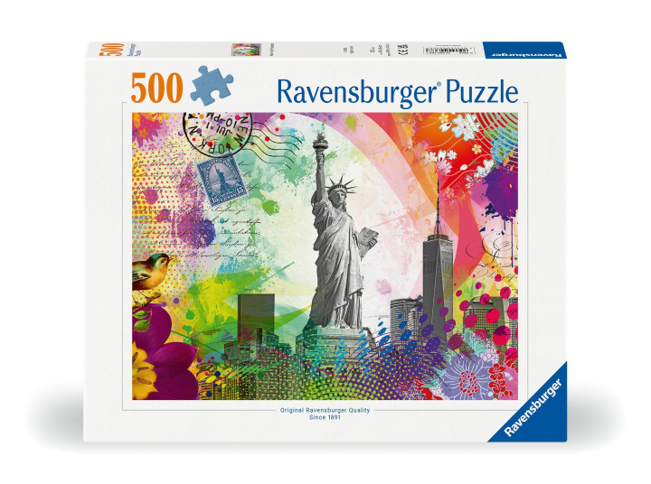 Jeu/jouet Ravensburger Puzzle 12000368 Postkarte aus New York - 500 Teile Puzzle für Erwachsene und Kinder ab 12 Jahren 