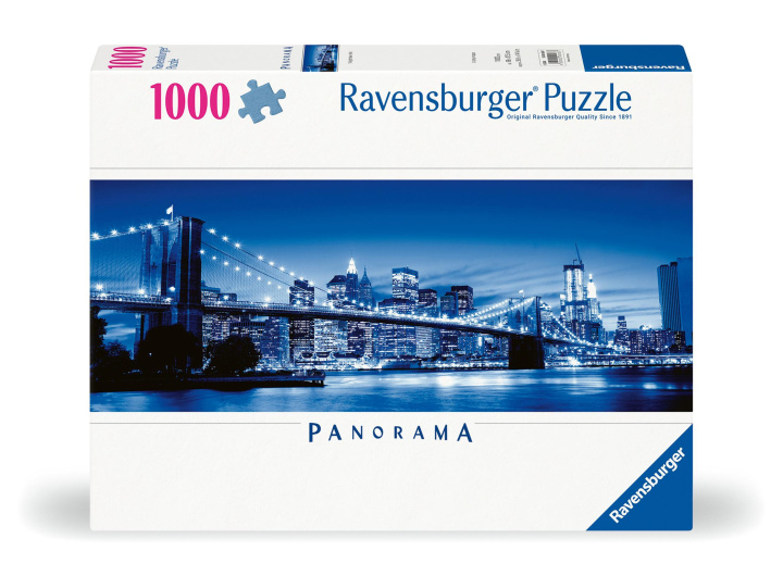 Hra/Hračka Ravensburger Puzzle 12000438 - Leuchtendes New York - 1000 Teile Puzzle für Erwachsene und Kinder ab 14 Jahren, Puzzle von New York im Panorama-Format 