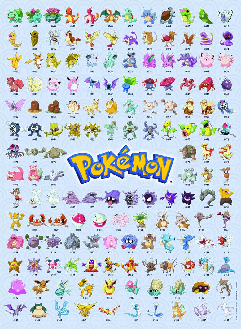 Carte Ravensburger Puzzle 12000511 - Die ersten 151 Pokémon - 500 Teile Pokémon Puzzle für Erwachsene und Kinder ab 12 Jahren 