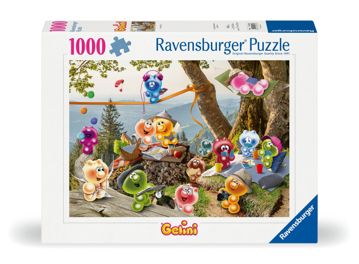 Gra/Zabawka Ravensburger Puzzle 12000534 - Auf zum Picknick - 1000 Teile Gelini Puzzle für Erwachsene und Kinder ab 14 Jahren 