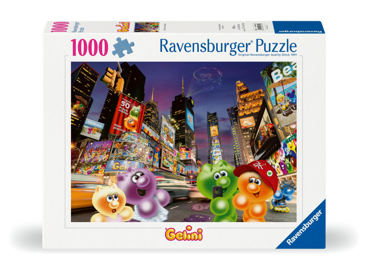 Spiel/Spielzeug Ravensburger Puzzle 12000575 - Gelini am Times Square - 1000 Teile Gelini-Puzzle für Erwachsene und Kinder ab 14 Jahren 