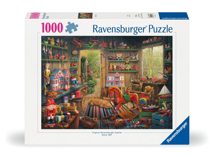 Játék Ravensburger Puzzle 12000576 - Spielzeug von damals - 1000 Teile Puzzle für Erwachsene und Kinder ab 14 Jahren 