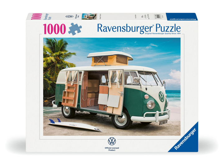 Igra/Igračka Ravensburger Puzzle 12000579 - Volkswagen T1 Camper Van - 1000 Teile VW Puzzle für Erwachsene und Kinder ab 14 Jahren 