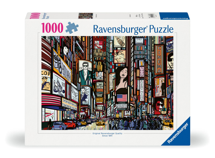 Könyv Ravensburger Puzzle 12000580 Buntes New York 1000 Teile Puzzle 