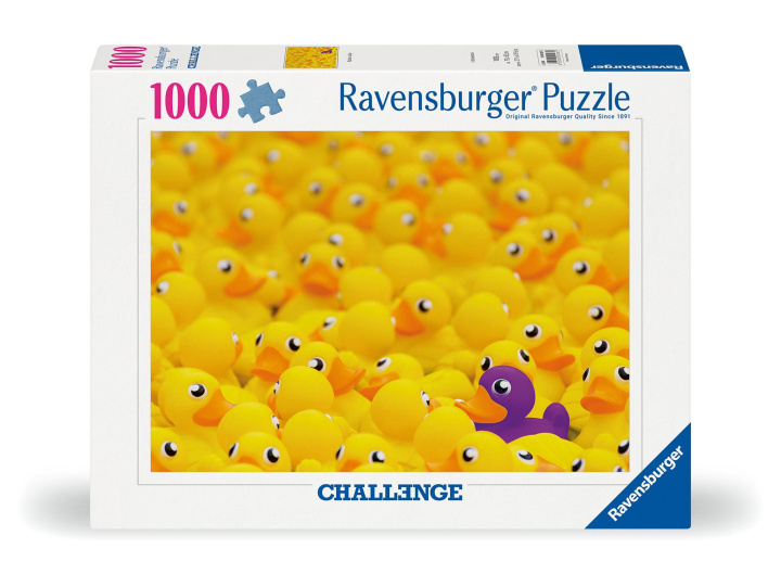 Hra/Hračka Ravensburger Challenge Puzzle 12000587 - Quietscheenten 1000 Teile 