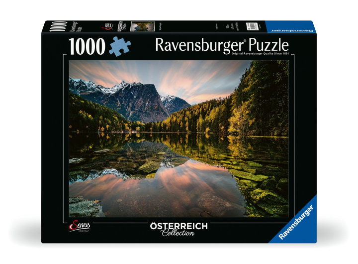 Hra/Hračka Ravensburger Puzzle 12000610 - Naturjuwel Piburger See - 1000 Teile Puzzle für Erwachsene und Kinder ab 14 Jahren 