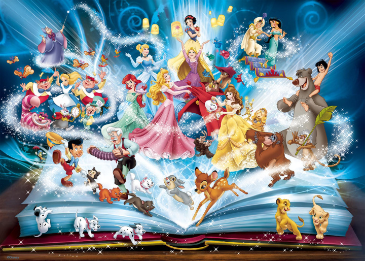 Hra/Hračka Ravensburger Puzzle 12000710 - Disney's magisches Märchenbuch - 1500 Teile Puzzle für Erwachsene und Kinder ab 14 Jahren, Disney Puzzle 