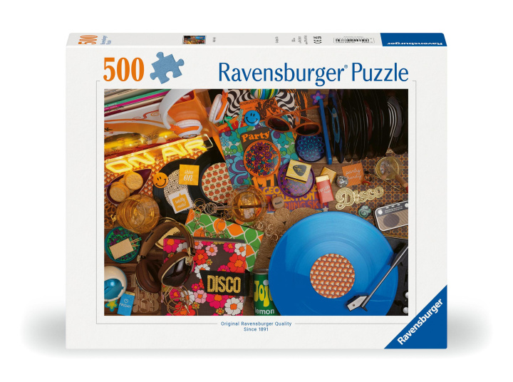 Játék Ravensburger Puzzle 12000773 - Hallo Vinyl - 500 Teile Puzzle für Erwachsene ab 12 Jahren 