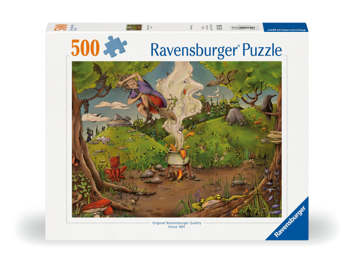 Gra/Zabawka Ravensburger Puzzle 12000777 - Bei der Waldhexe - 500 Teile Puzzle für Erwachsene ab 12 Jahren 