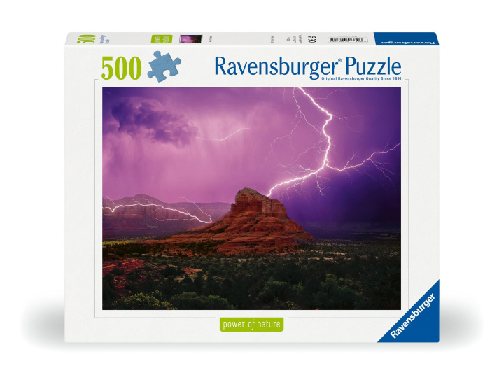 Jeu/jouet Ravensburger Puzzle 12000779 - Pinke Gewitterstimmung - 500 Teile Puzzle für Erwachsene ab 12 Jahren 