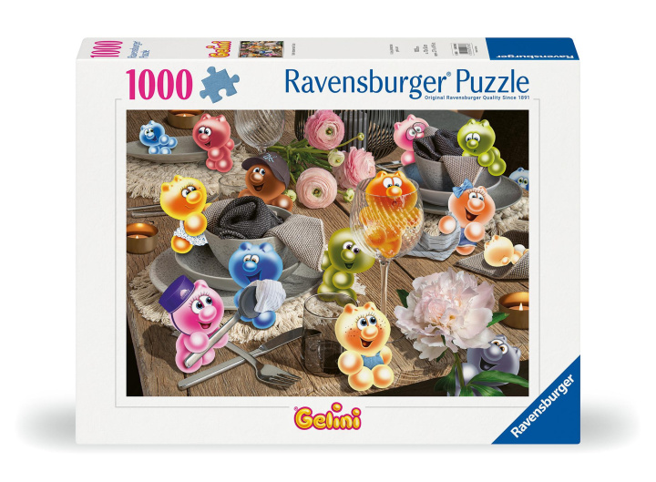 Játék Ravensburger Puzzle 12000788 - Gelini decken den Tisch - 1000 Teile Puzzle für Erwachsene ab 14 Jahren 