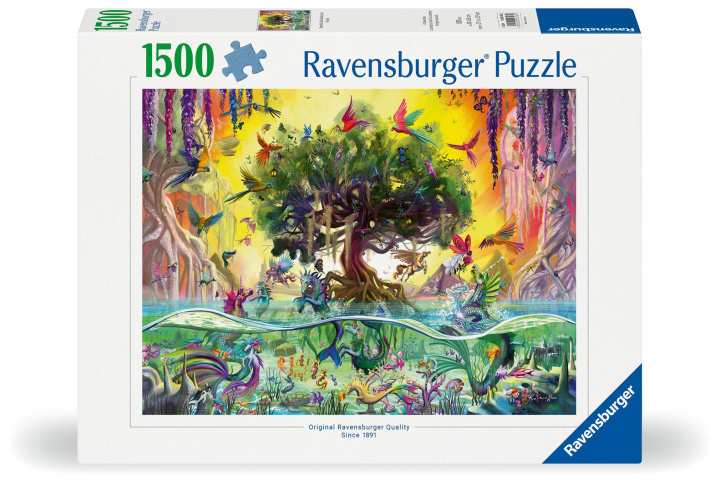 Joc / Jucărie Ravensburger Puzzle 12000798 - Das Einhorn aus dem See und seine Freunde - 1500 Teile Puzzle für Erwachsene und Kinder ab 14 Jahren 