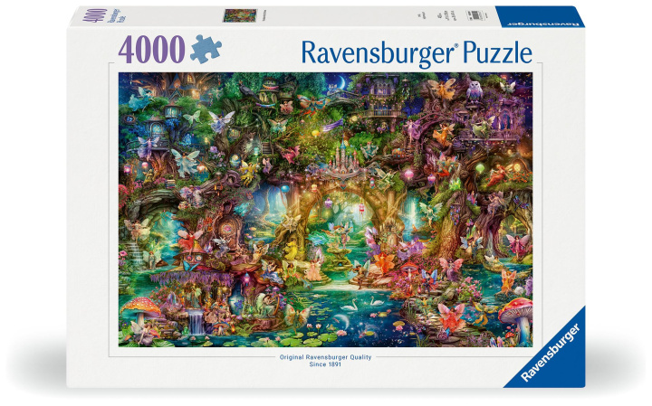 Játék Ravensburger Puzzle 12000810 - Die verborgene Welt der Feen - 4000 Teile Puzzle für Erwachsene ab 14 Jahren 