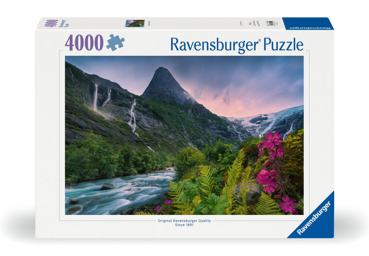 Játék Ravensburger Puzzle 12000811 - Atemberaubende Bergstimmung - 4000 Teile Puzzle für Erwachsene ab 14 Jahren 