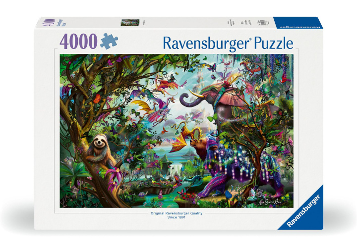 Hra/Hračka Ravensburger Puzzle 12000812 - Die Drachen der Tropen - 4000 Teile Puzzle für Erwachsene ab 14 Jahren 