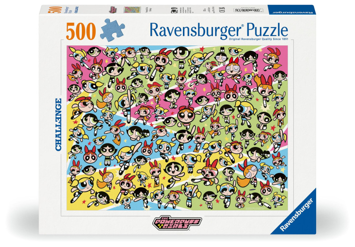 Spiel/Spielzeug Ravensburger Puzzle 12001036 - Power Puff Girls - 500 Teile Power Puff Girls Challenge Puzzle für Erwachsene und Kinder ab 12 Jahren 