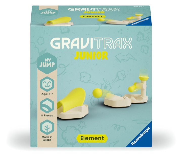 Joc / Jucărie Ravensburger 23749 GraviTrax Junior Element Jump, Murmelbahn für Kinder ab 3 Jahren, Kugel schanzt über Bahn 