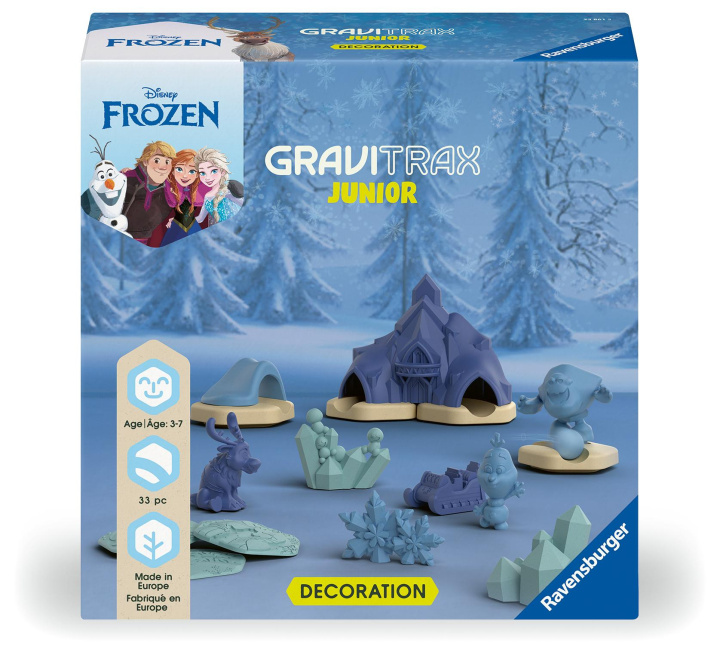 Gioco/giocattolo Ravensburger 23861 GraviTrax Junior Extension Disney Frozen, Murmelbahn für Kinder ab 3 Jahren, mit Spielfiguren aus der Welt der Eiskönigin 