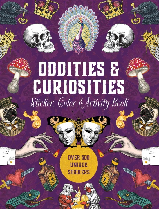 Book Oddities & Curiosities Sticker, Color & Activity Book 