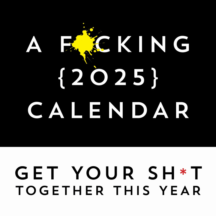 Calendar/Diary F*cking 2025 Wall Calendar Sourcebooks