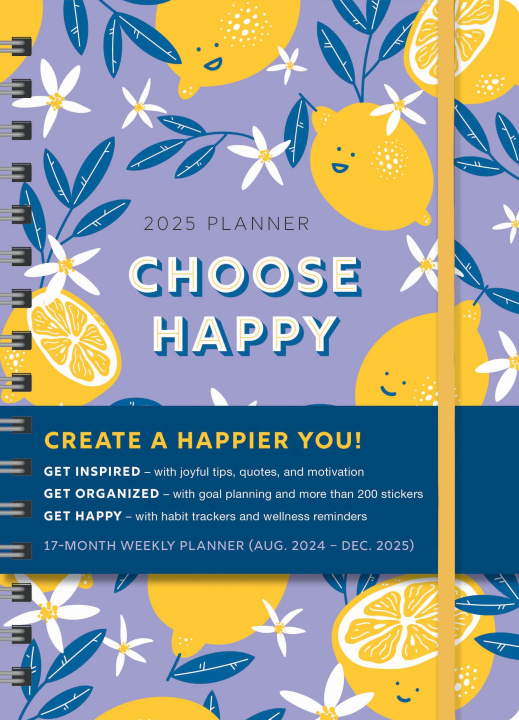 Naptár/Határidőnapló 2025 Choose Happy Planner Sourcebooks