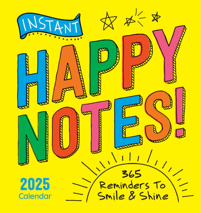 Kalendár/Diár 2025 Instant Happy Notes Boxed Calendar Sourcebooks