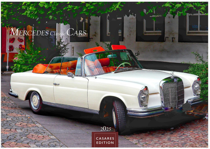 Календар/тефтер Mercedes Classic Cars 2025 L 35x50cm 