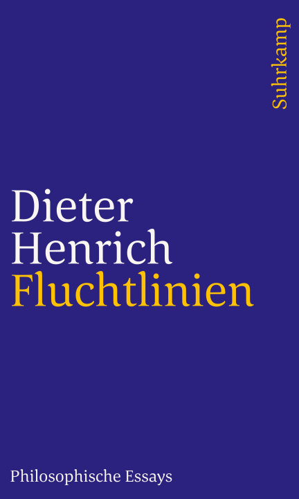 Knjiga Fluchtlinien Dieter Henrich