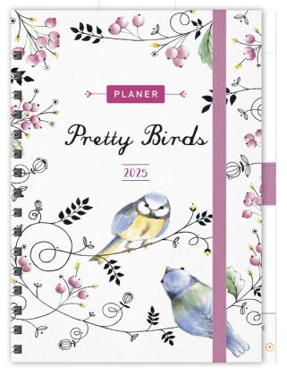 Calendar / Agendă Planer Pretty Birds 2025 Mo Büdinger