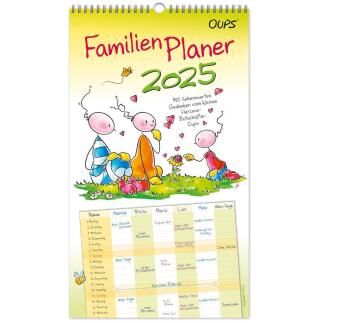 Kalendář/Diář Oups Familienplaner 2025 Johannes Böttinger