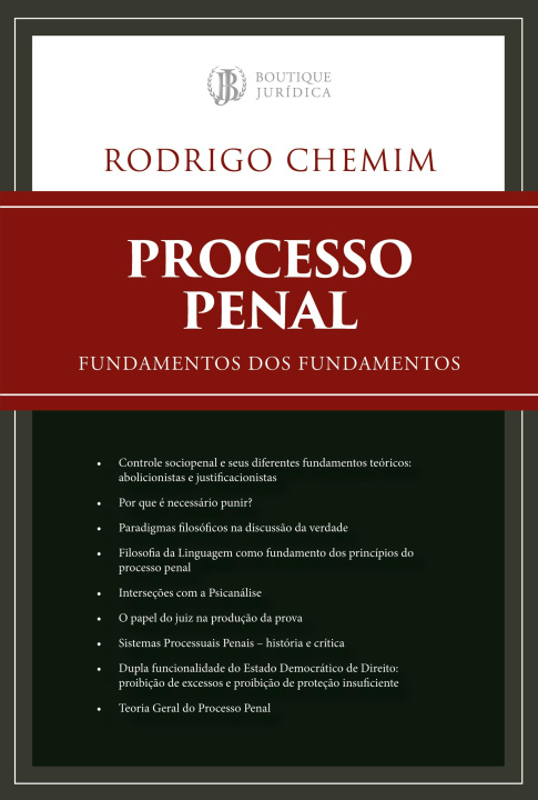 Knjiga Processo Penal Rodrigo Chemim