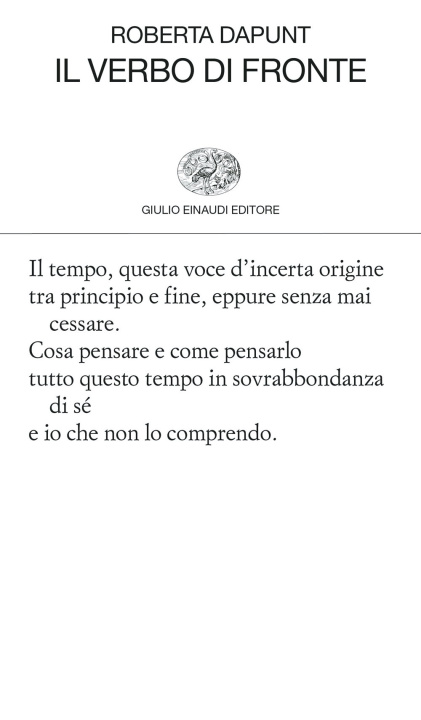 Boek verbo di fronte Roberta Dapunt