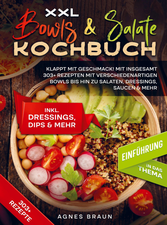 Knjiga XXL Bowls & Salate Kochbuch Agnes Braun
