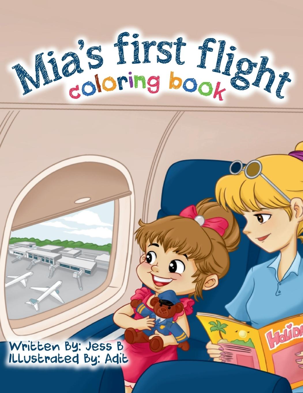 Knjiga Mia's First Flight - Coloring Book Jessica Baerg