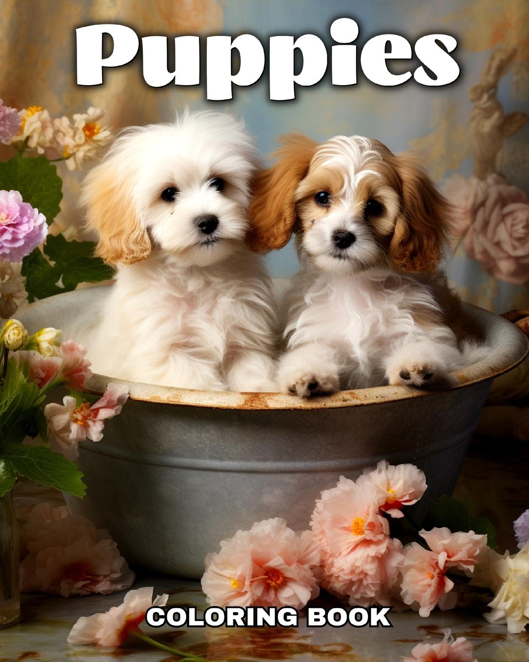 Kniha Puppies Coloring Book 