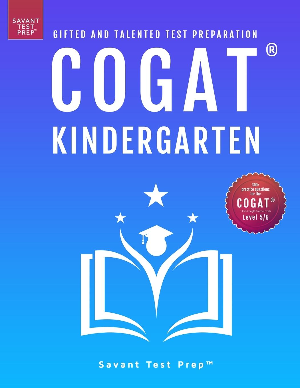 Boek COGAT Kindergarten Test Prep Savant Prep