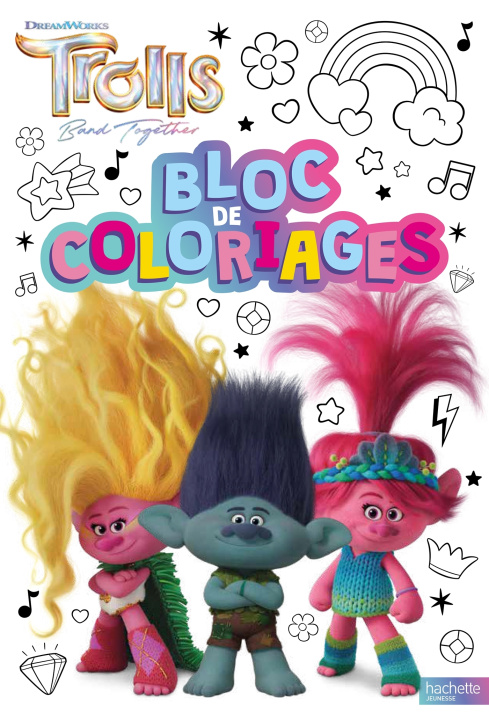 Book Les Trolls - Bloc de coloriages 