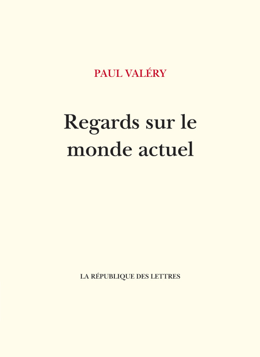 Boek Regards sur le monde actuel Paul Valéry