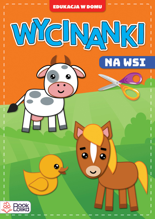 Knjiga Wycinanki. Na wsi. Monika Majewska