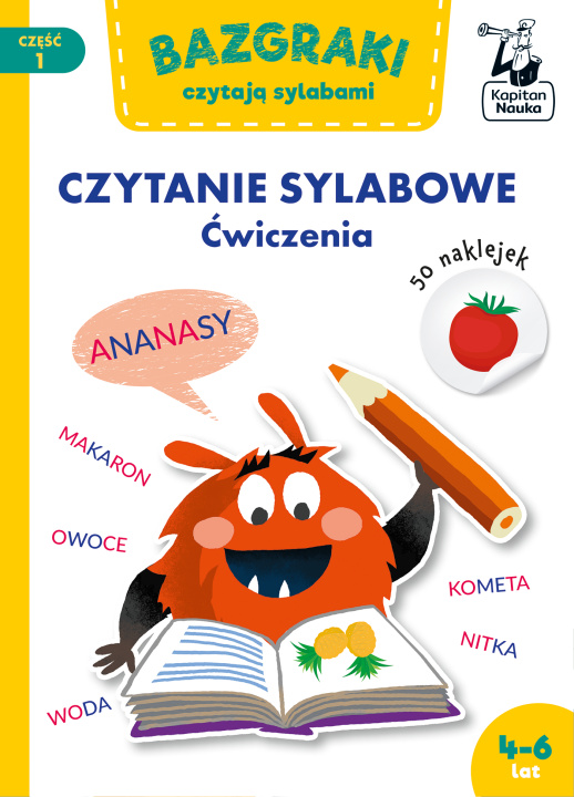 Kniha Bazgraki czytają sylabami. Czytanie sylabowe. Ćwiczenia 