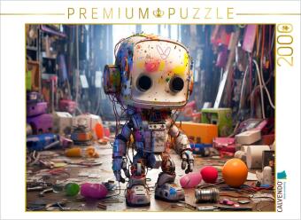 Spel/speelgoed CALVENDO Puzzle Brummbot | 2000 Teile Lege-Größe 90x67cm Foto-Puzzle für glückliche Stunden Calvendo
