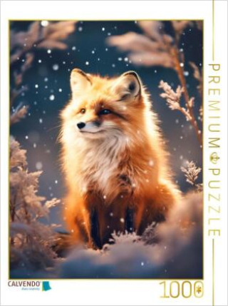 Spel/speelgoed CALVENDO Puzzle Fuchs im Schnee | 1000 Teile Lege-Größe 64x48cm Foto-Puzzle für glückliche Stunden Calvendo