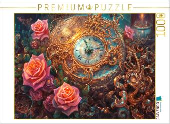 Játék CALVENDO Puzzle Drei Rosen | 1000 Teile Lege-Größe 64x48cm Foto-Puzzle für glückliche Stunden Calvendo