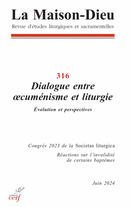 Knjiga La Maison-Dieu 316 