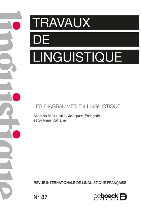 Kniha TL n° 87 - Les diagrammes en linguistique 