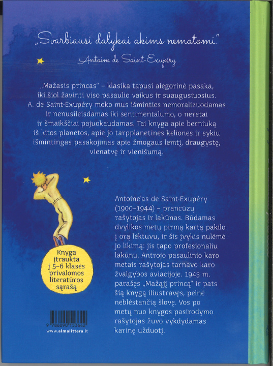 Könyv Mazhasis princas Antoine de Saint-Exupery